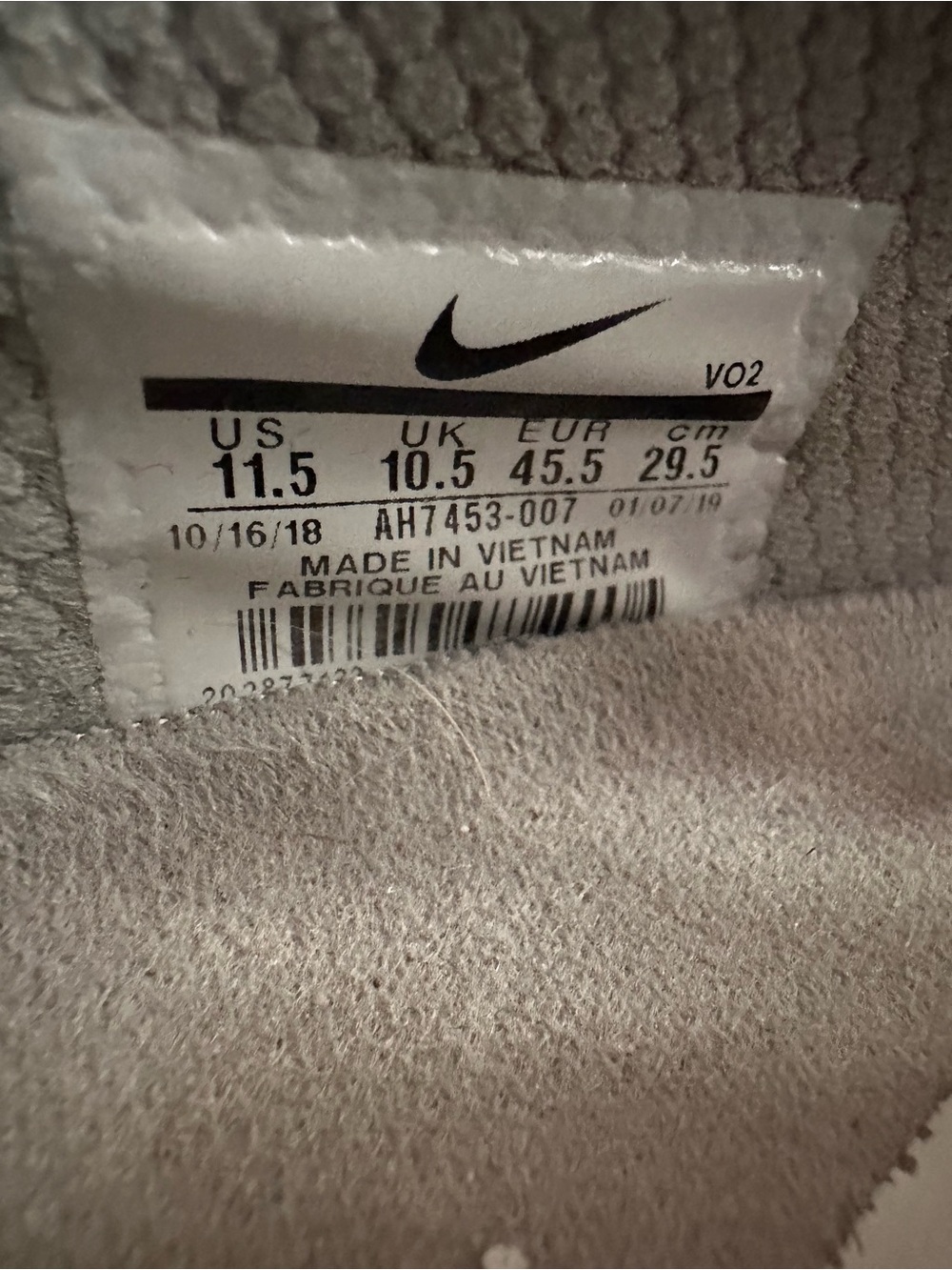 Nike Metcon 4 Men's Sneakers in Atmosphere Grey - Picture 7 of 8